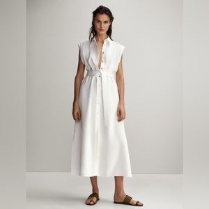 SHIRT DRESS WITH BELT SZ 12